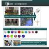 ASTM F136 Titanium Threadless Push Pin Labret Flower Daisy 18K Gold PVD Flat Back Helix Tragus Cartilage Piercing Jewelry