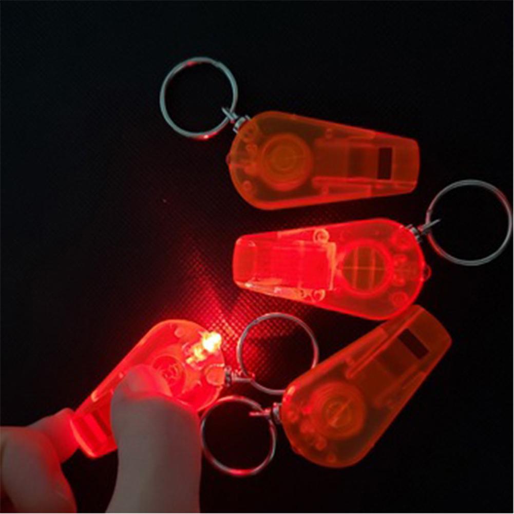 Portable Whistle Keychain Light Rechargeable Cool Flashlight Student Child Reading Book Lamp Emergency Torch Stair Keyhole Light