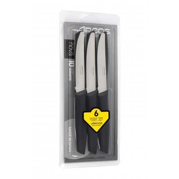 Arcos Unisex Juego Cuchillos De Mesa Perlados 6 Pzas Serie Nova - Imagen 4