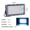 50W/100W LED Floodlight: Outdoor Waterproof Super Bright Projection Lamp for Construction Sites and Stadiums