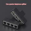 Phone Splitter Adapter 3port/4port Extension RJ11 6P6C Telephone Wall Adapter 1 To 3/4 Splitter Expand Connection