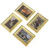 Dollhouse Miniature 1:12 Mini Decorative Accessories Antique Frame Oil Painting
