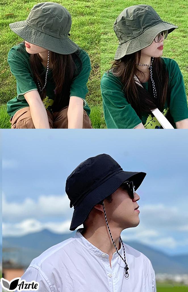 Azulte Pocketable Perfect for and Outdoor Safari Size Navy Women's Water-Repellent Hat, Activities, Camping, Leisure, Activities, Hat, 259,