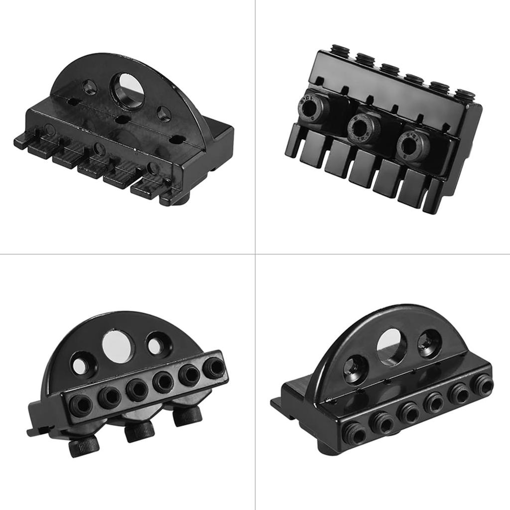 Xsdjasd 1 Set Headless Electric Guitar String Lock Nut Set Guitar Bridge Accessories