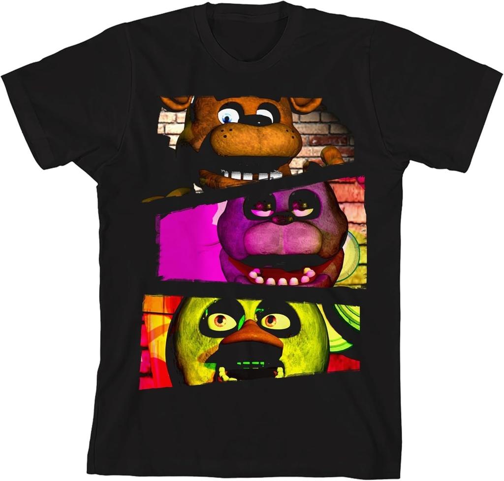 Maglietta Unisex a Maniche Corte Five Nights at Freddys S-5XL