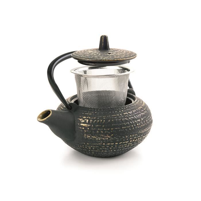 Théière en Fonte - Ibili - Osaka - 0,32 L - Intérieur Émaillé - Compatible Induction