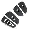 4pcs Car Window Glass Switch Lift Cover Trim for Honda HR-V HRV - Carbon Fiber Inner Armrest Cover Decoration