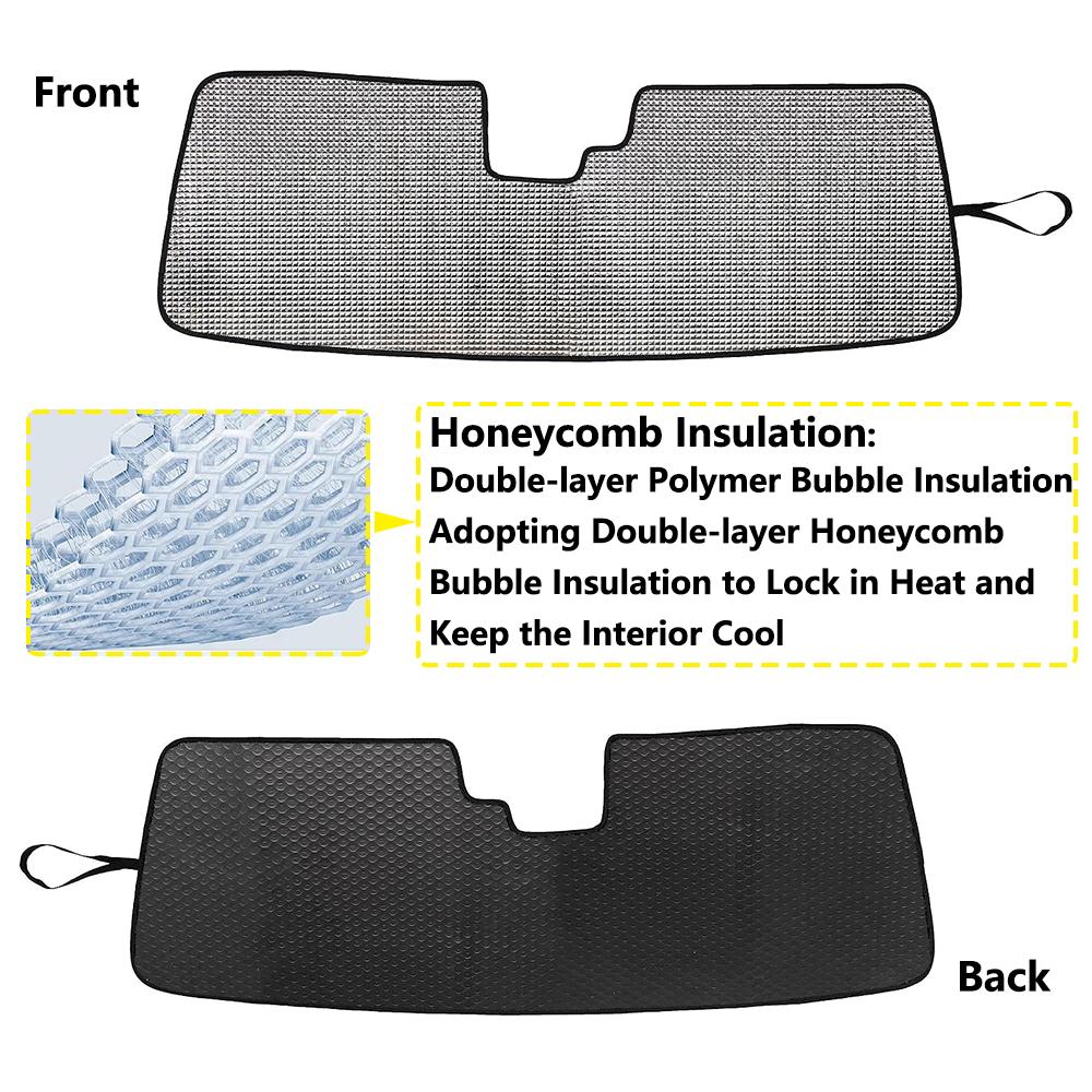Car Front Windshield Sunshade for Ford Bronco 2/4-door 2025-2025 Interior UV Protect Insulation Cover Sun Visor Car Accessories