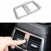 For BMW 2 Series Touring Matte Silver Frame Trim Inner Rear Seat Air Outlet Vent