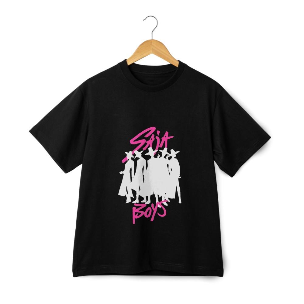 

Saja Boys Silhouette T-shirt – Kpop Demon Hunters Retro Streetwear Unisex Tee 2XL