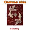Pearl Two Goldfish DIY Diamond Art Kits 15.7x19.6inch Gem Art Diamond Painting Kits Without Frame for Adults Gift Idea Home Wall Decor