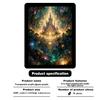 Magic Castle Puzzle Decorative Painting, Ornament Fantasy Fairy Tale Translucent Acrylic Puzzle