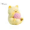 Cat Whisker Holder Cute Collector 3D Cartoon Sculpture Pet Beard Resin Car Decoration Vase Mini Vibrissae Keepsake Sympathy Gift for Lovers