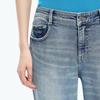JNBY 2025 Autumn Washed Flared Denim Jeans