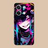 Anime Punk Girl Phone Case for POCO M6 M5 M4 M3 X7 X6 X5 X4 X3 F6 F5 F4 Pro GT 5G Colour Printing Protective Cover Luxury Pretty