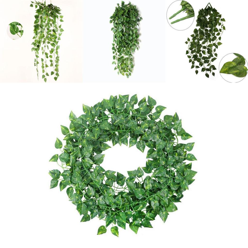 Artificial Fake Flower Vine Hanging Garland Plant With Realistic Appearance For Home Garden Decor