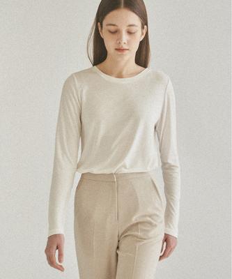 Kkeulle Soft Round T-Shirt_Ivory