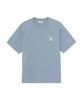 Emelbi Basic Small Logo Semi-Oversized Short Sleeve T-Shirt La (L.Sky Blue)