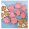 Set of 16 Thanksgiving Themed Cookie Cutters Plastic Material Biscuit Moulds Cookie Cutters Cookie Baking Accessories