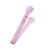 Silicone Cooking Tongs Food Clip with Non-Slip Handle Heat-Resistant Reusable Cat Paw Shaped Tongs Kitchen Accessories