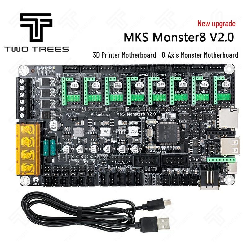

Voron Monster8 3D Printer Main Control 8-Axis Motherboard