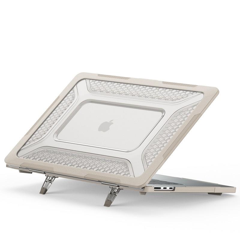 MacBook Air 15.3 Inch Protective Case With Cooling Stand Matte Anti-Slip Shockproof Shell Pro