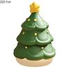 BRChristmas Tree Shape Ceramic Toothpick Holder Dental Floss Cotton Swab Boxes Nordic Creative Home Desktop Decor Organizer GiftEY