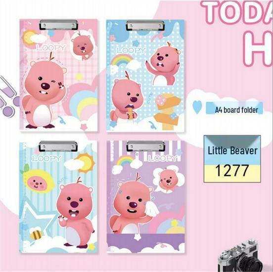 Disney Princess A4 Clipboard: Cute Cartoon Folder for Kids School Stationery