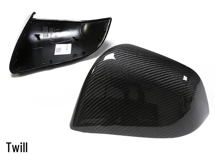 Suitable for Tesla Model Y: Carbon Fiber Rearview Mirror Cover Replacement