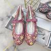 Fashion Flat Shoes for Women New Spring Autumn Mary Jane Flower Ballet Shoes for Women Lightweight Comfortable Women's Shoes