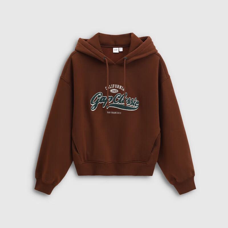 Gap Women's Logo Embroidered Fleece Hoodie