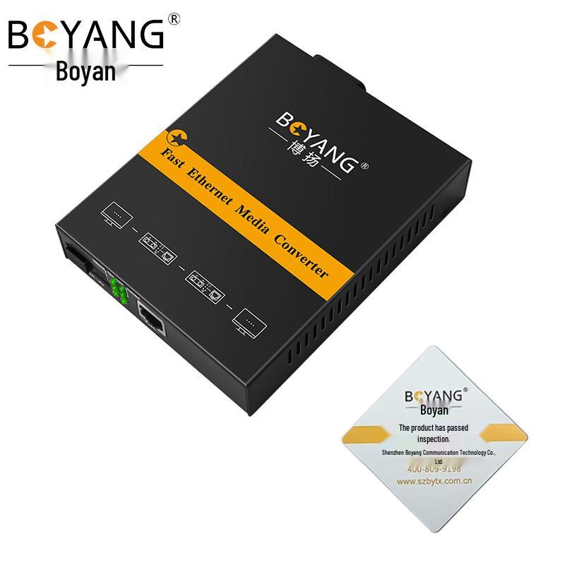 Boyang 100Mbps Single-Mode Single-Fiber SC Fiber Optic Transceiver