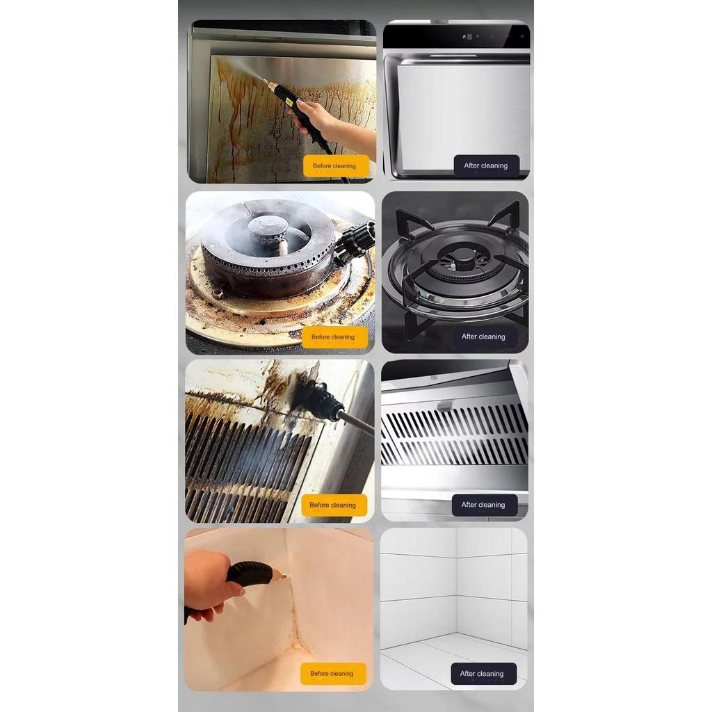 Multifunktions-Hochdruckdampfreiniger – Ideal für Dunstabzugshauben, Badezimmer und Klimaanlagen