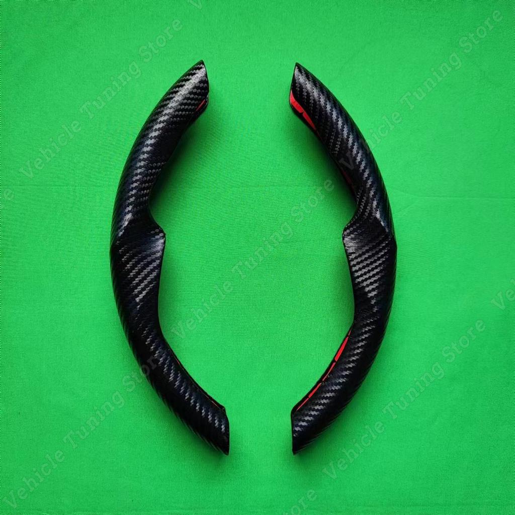 Customized Version Carbon Look Steering Wheel Cover for Tesla Model 3 Model Y Model S Model X Accessories 2017-2022