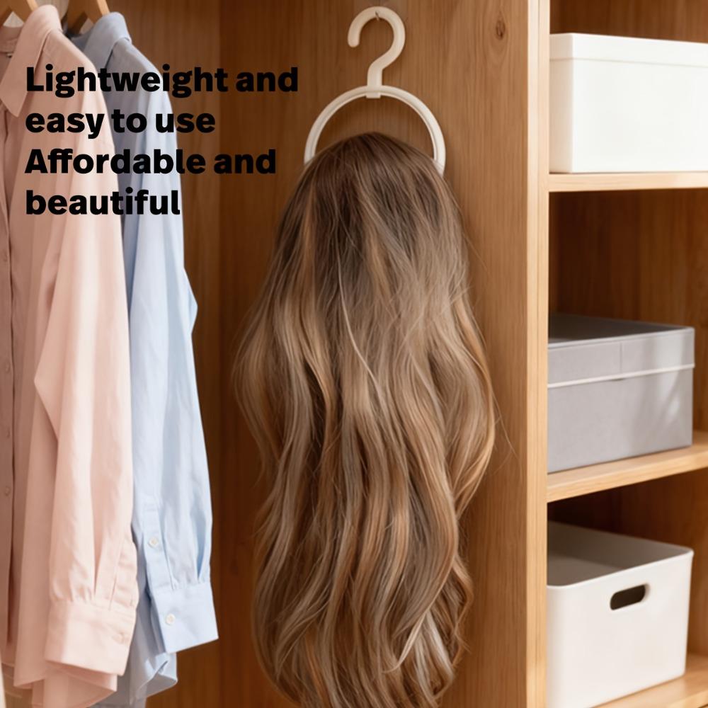 3pcs Hairdressing Collapsible Wig Stand Wig Organizer Portable Wig Display Rack  for Salon