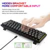 Mechanische Tastatur 87 Tasten Kabelgebundene Gaming-Tastatur 16 RGB Esports-Tastatur Hot-Swappable Ergonomische Tastatur für PC Laptop Macbook
