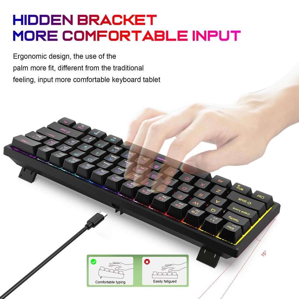Mechanische Tastatur 87 Tasten Kabelgebundene Gaming-Tastatur 16 RGB Esports-Tastatur Hot-Swappable Ergonomische Tastatur für PC Laptop Macbook