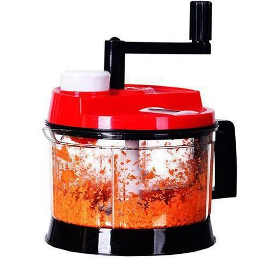 Manuell Kött- och Grönsakskvarn med Handvev: Köksmixer för degfyllning, malning och hackning