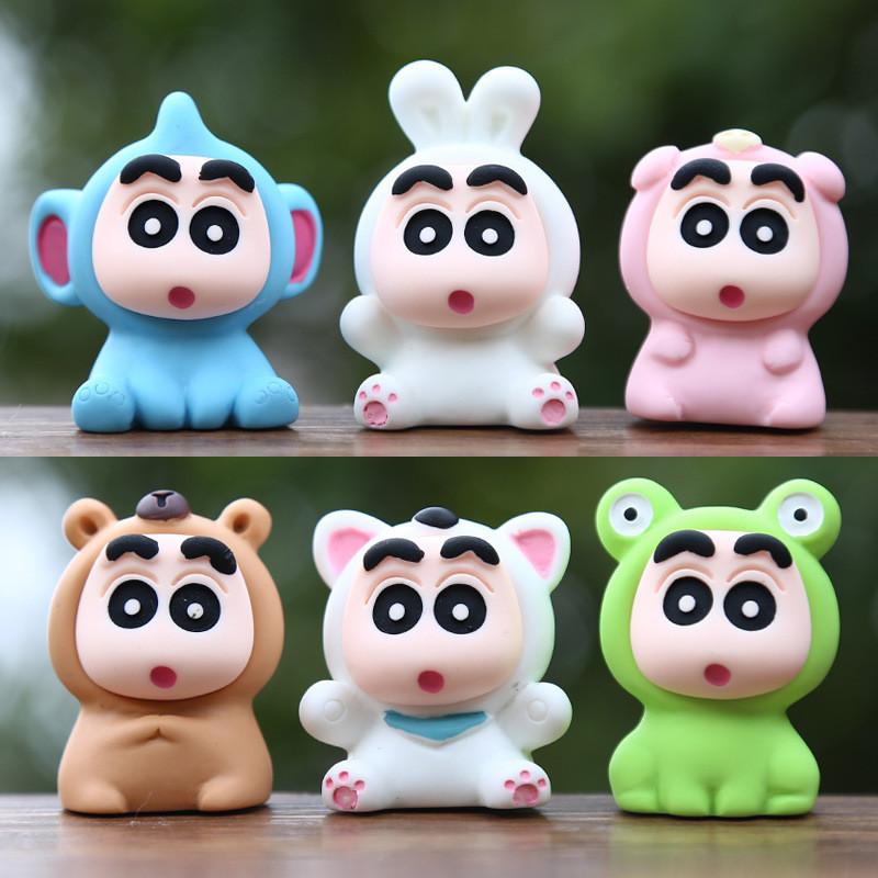 Anime Shin Crayon Chan Action Figure Model Cartoon Doll Decorations Desktop