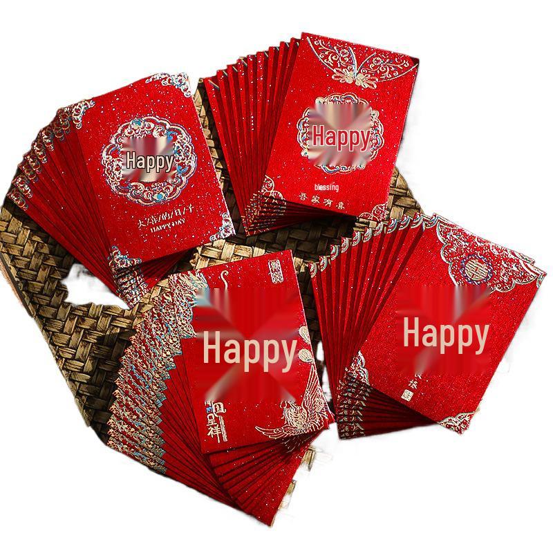 Creatieve Gepersonaliseerde Mini Rode Enveloppen voor Bruiloften, Bruidsophaling, Deurblokkades, Verlovingen en Ceremonies – Kleine Gelukszakjes