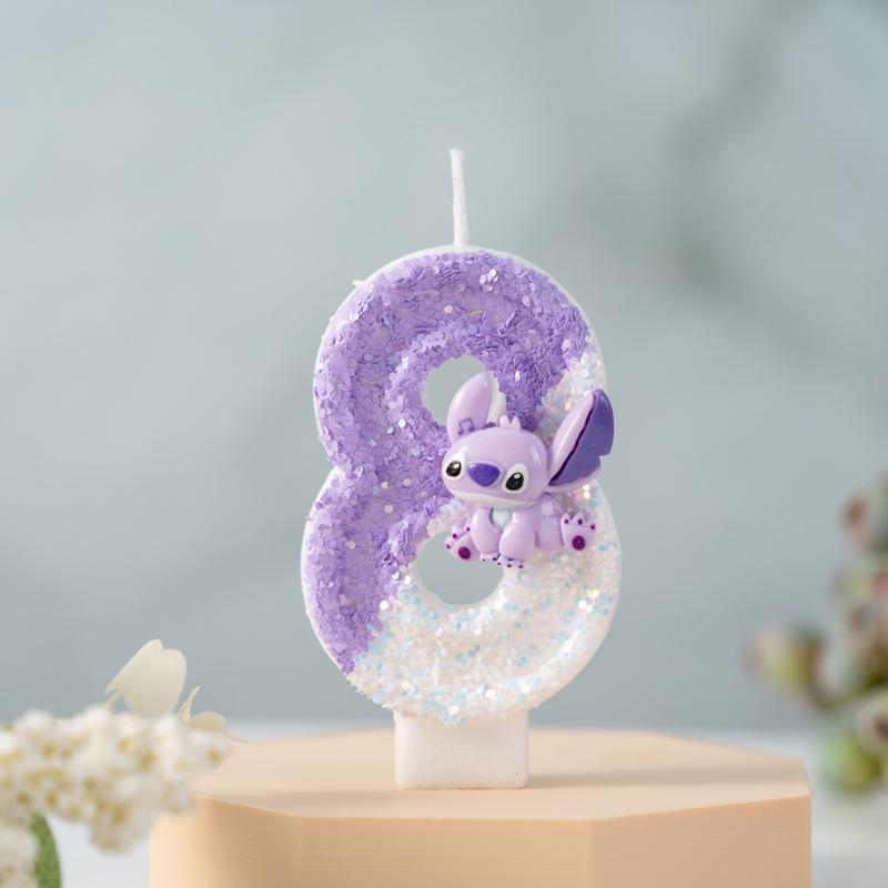 Creative Cartoon Cute Decoration 0-9 Number Creative Candle Cake Birthday Decoration Party Candle