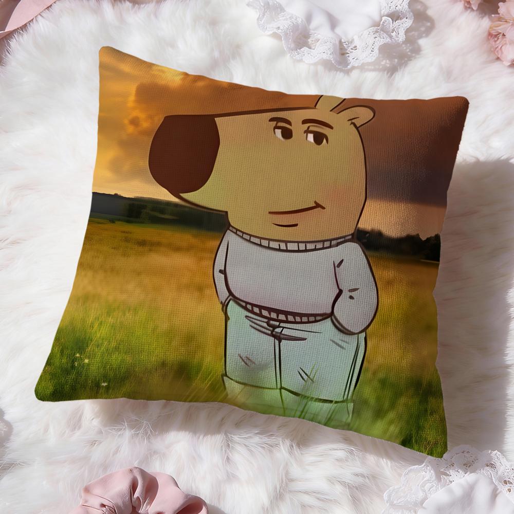 Hot CChill Guyew Cushion Cover Soft Washable Pillow Case Multi-Scene for Couch Bed Travel Office Use