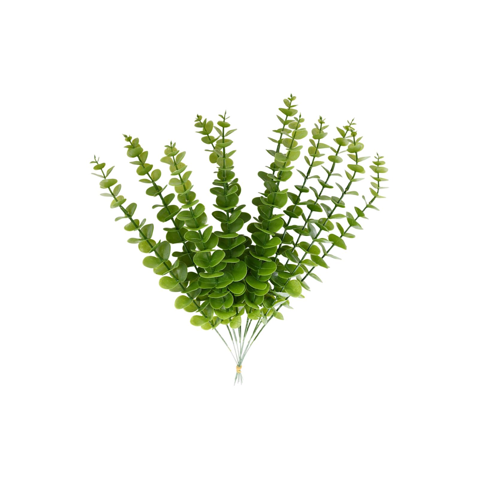 

20PC Simulated Leaf Decorative Home Ornaments, Wedding Accessories, Floral Arrangement Accessories, Artificial Green Plants One Size
