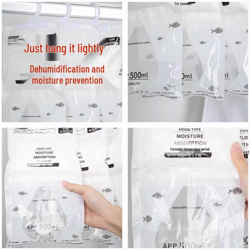 Wardrobe Dehumidifier & Moisture Absorber - Anti-Mold, Hanging & Standing, Multifunctional Desiccant, Free Shipping.
