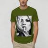 T-shirt Unisex Kate Moss T-shirt Tempo Libero Manica Corta Girocollo T-shirt Cotone Idea Regalo Abbigliamento