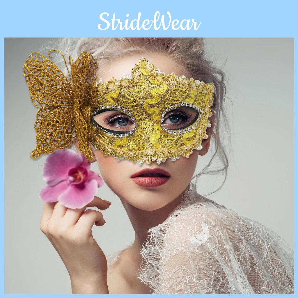 Princess Venetian Mask With Butterfly Design For And Costume Party