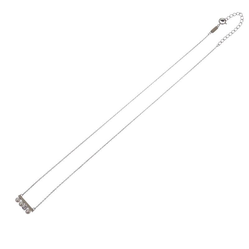 TASAKI  P-16743-3-18KWG Necklace K18 white gold/Akoya Pearl Women