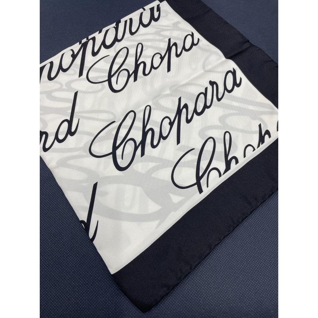 Used [441301077308] New and unused Chopard Silk Scarf Logo Monotone