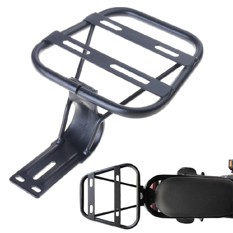 Motorcycle Rear Cargo Basket Rack Elecric Bicycles Trunk Tailstock Bracket Metal Frame for City Commutes and Short Trip