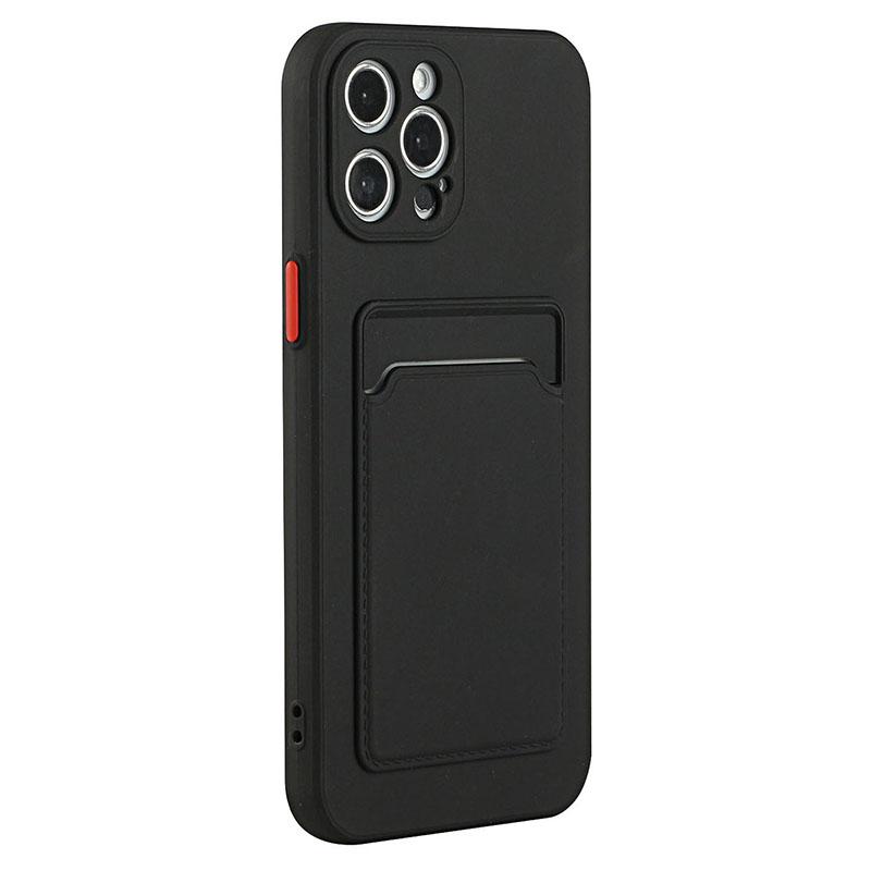 Pro iPhone 15 Pro TPU Pouzdro na zadní stranu telefonu Design se slotem pro karty Ochranný kryt na mobilní telefon